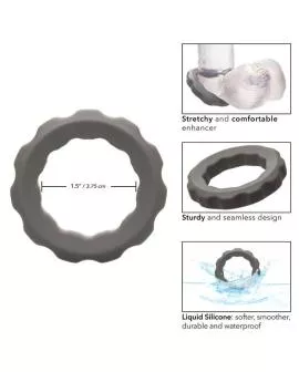 CALEXOTICS - ALPHA ERECT RING GRAU
