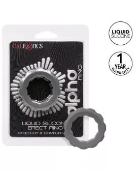 CALEXOTICS - ALPHA ERECT RING GRAU