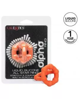 Calexotics Alpha All Star Penisring - Orange