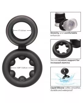 CALEXOTICS - ALPHA DUAL MAGNUM RING SCHWARZ