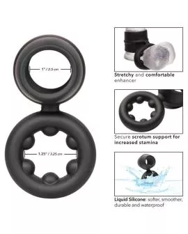 Calexotics - Alpha Dual Magnum Ring Schwarz
