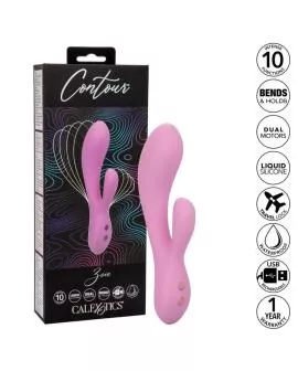 Calexotics Contour Zoie Rosa - Erotikvibrator