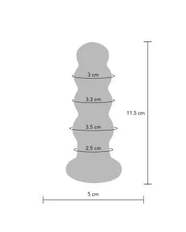 TOYJOY - Buttocks Der Strahlende Glas-Buttplug