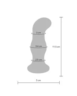 TOYJOY - Glänzender Vibrations-Glas-Buttplug