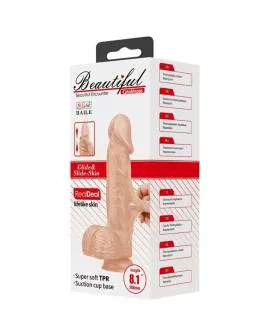 BAILE - SCHÖNE BEGEGNUNG CATOBLEPAS FLEXIBLER REALISTISCHER DILDO 20.6 CM NATÜRLICH