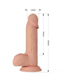 BAILE - SCHÖNE BEGEGNUNG CATOBLEPAS FLEXIBLER REALISTISCHER DILDO 20.6 CM NATÜRLICH