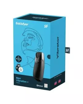 Satisfyer Men Vibration+ Schwarz - Vibrator für Männer