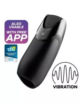 Satisfyer Men Vibration+ Schwarz - Vibrator für Männer