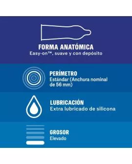Durex Extra Seguro - Kondome 12 Einheiten
