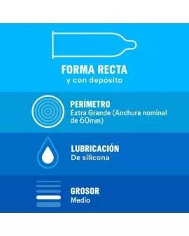 Durex Natural XL Kondome - 12 Einheiten