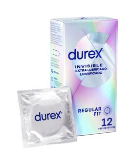 Durex Unsichtbares Extra Geschmiertes - 12 Stück