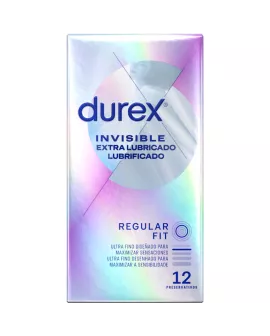 Durex Unsichtbares Extra Geschmiertes - 12 Stück