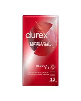 Durex - Empfindlicher Kontakt Kondome - 12 Einheiten