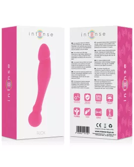 Intense Silikon-Rick Dual Vibrator in Rosa