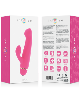Intense Boral - 20 Geschwindigkeiten Silikon Vibrator Rosa