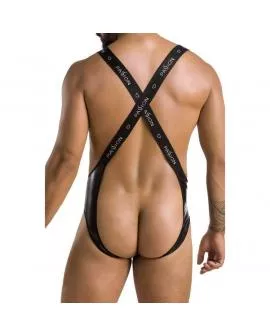Passion 027 Bruno Body Schwarz - Erotischer Bodysuit