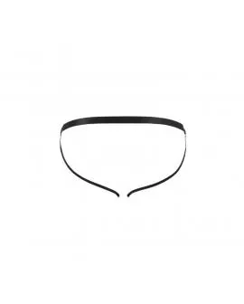 PASSION 034 - Slip mit Open Luke in Schwarz