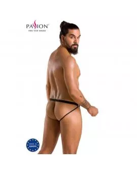 PASSION 034 - Slip mit Open Luke in Schwarz