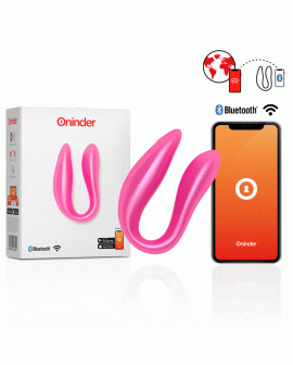 ONINDER - LISBOA G-SPOT- UND KLITORALSTIMULATOR ROSA - KOSTENLOSE APP