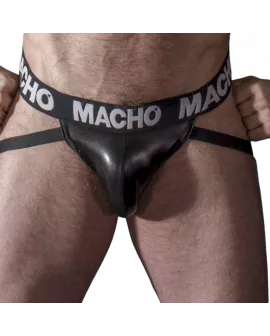 Macho MX25NC Jockstrap - Schwarzes Leder