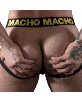 MACHO - MX25AC Jockstrap aus Gelbem Leder