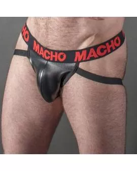 MACHO MX25RC - Jockstrap aus Rotem Leder