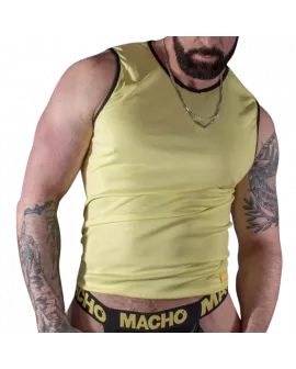 MACHO - Gelbes Erotik T-Shirt für Männer