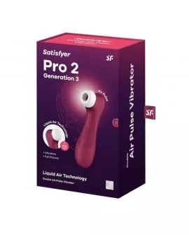 SATISFYER - PRO 2 GENERATION 3 LIQUID AIR TECHNOLOGY WEINROT