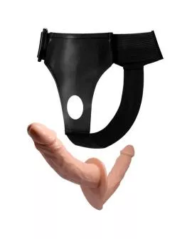 BAILE - Ultra Leidenschaftlicher Doppel-Dildo mit Harness