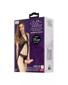 BAILE - Ultra Leidenschaftlicher Doppel-Dildo mit Harness