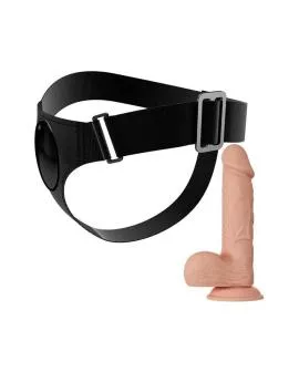 Pretty Love Universal-Harness mit Dildo Jerry 21.8 cm - Natur