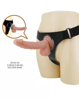 Pretty Love - Universal-Harness mit Dildo Kevin 19 cm Natural