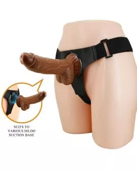 Pretty Love Harness mit Dildo Micheal 20 cm - Schwarz