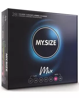 MY SIZE Mix Kondome 64 mm - 28 Einheiten