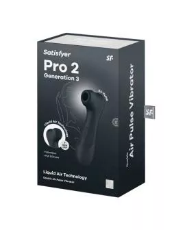 Satisfyer Pro 2 Generation 3 - Liquid Air Technology Schwarz