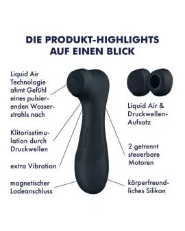 Satisfyer Pro 2 Generation 3 - Liquid Air Technology Schwarz