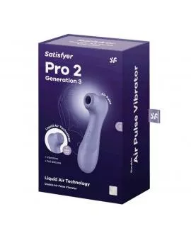 SATISFYER - PRO 2 GENERATION 3 LIQUID AIR TECHNOLOGY LILA