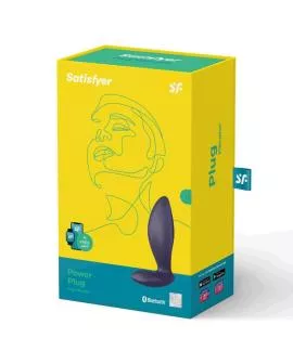 Satisfyer Power Plug Lila - Vibrations-Analplug