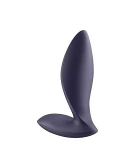 Satisfyer Power Plug Lila - Vibrations-Analplug