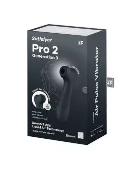 Satisfyer Pro 2 Generation 3 - Schwarzer Bluetooth-Vibrator mit App