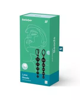 Satisfyer Love Beads - Analperlen Schwarz