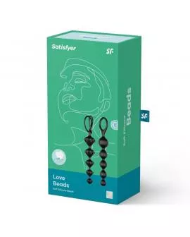 Satisfyer Love Beads - Analperlen Schwarz
