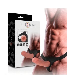 Intense - Hohlgurt mit Dildo 16 x 3 cm