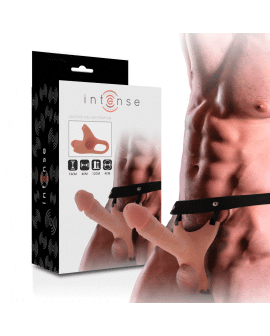 INTENSE - Hohlgürtel mit Silikon-Dildo 16 x 3,5 cm