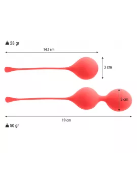 INTENSE - KEGEL BALLS PACK KENDALL RED