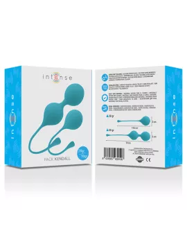 Intense Kendall Kegel-Bälle Pack - Blau Erotik