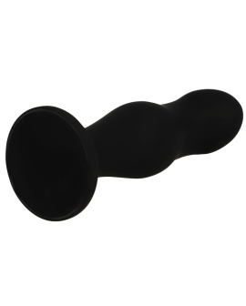 BLACK&SILVER - SEAN PLUG ANAL PREMIUM SILIKON SCHWARZ