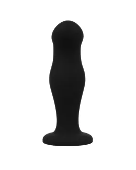 BLACK&SILVER - SEAN PLUG ANAL PREMIUM SILIKON SCHWARZ