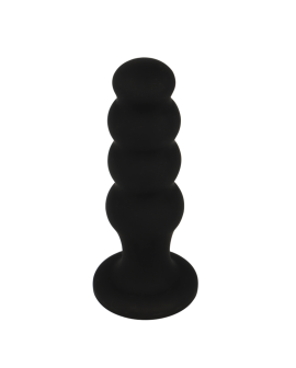 BLACK&SILVER - SCOTT PREMIUM SILIKON ANALPLUG SCHWARZ
