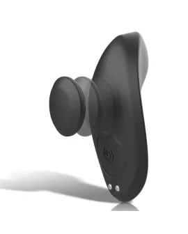 BLACK&SILVER - PRESTON WIEDERAUFLADBARER SILIKON-VIBRATOR-PANTIE SCHWARZ